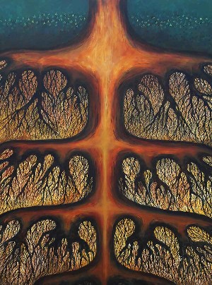 Surreal-Painting-Acrylic-on-Canvas-Sebi-Augustian-IG1118-IndiGalleria