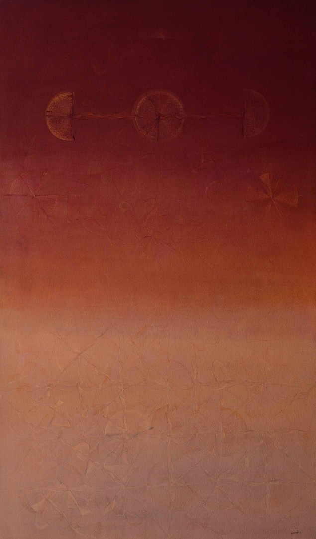 Bindutatva-3-Acrylic-on-Canvas-Bhushan-Naresh-Vaidya-IG1446-IndiGalleria
