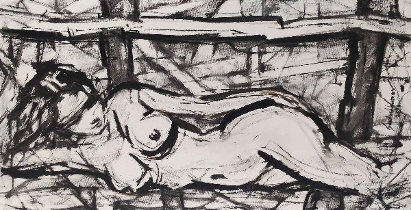 Nude-Oil-on-Canvas-Santoshkumar-Patil-IG1509-IndiGalleria