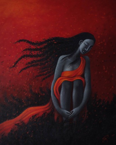 Dreams-Within-Acrylic-Painting-Uttam-Bhattacharya-IndiGalleria-IG1002